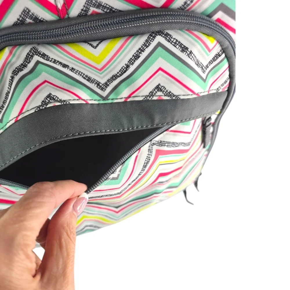 Thirty One Party Punch‎ Chevron Sling Backpack Messenger Bag